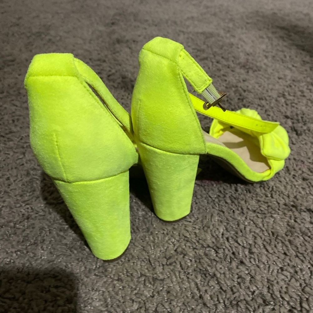 Cute neon heels